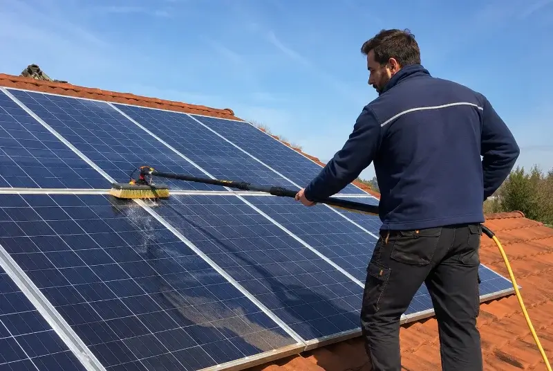 Nettoyage et entretien de panneaux solaires à Faverges-de-la-Tour